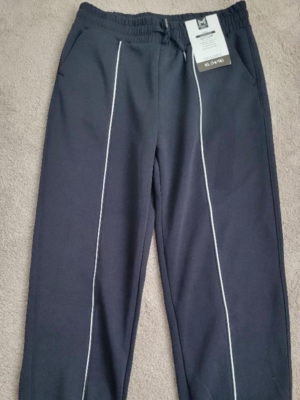 MEMBER’S MARK GIRL'S SANDWASH JOGGER SIZE XL (14/16) BLACK